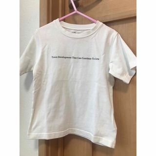 グローバルワーク(GLOBAL WORK)のGLOBAL WORK / kids 110cm 白ロゴTシャツ(Tシャツ/カットソー)