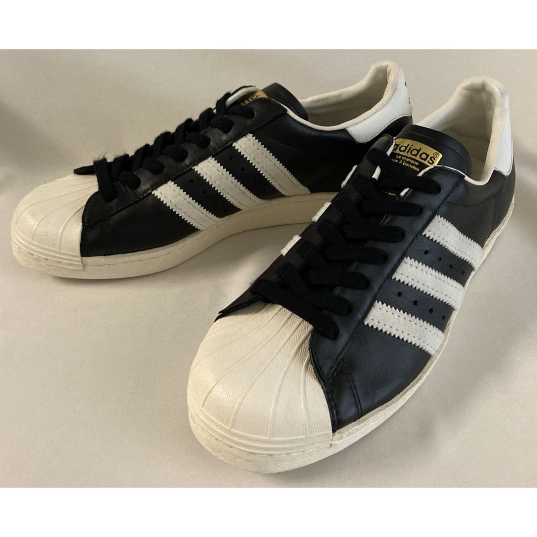 adidas(アディダス)の【未使用】adidas SUPERSTAR80s 27㎝ BLACK/WHITE メンズの靴/シューズ(スニーカー)の商品写真