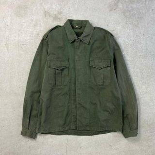 80年代 ベルギー軍 フィールドシャツ ユーロミリタリー メンズL-XL相当(戦闘服)