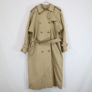 バーバリー(BURBERRY)の60年代 イングランド製 Burberrys バーバリーズ トレンチ コート ヨーロッパ古着 ベージュ (レディース L) 中古 古着 N8516(ロングコート)