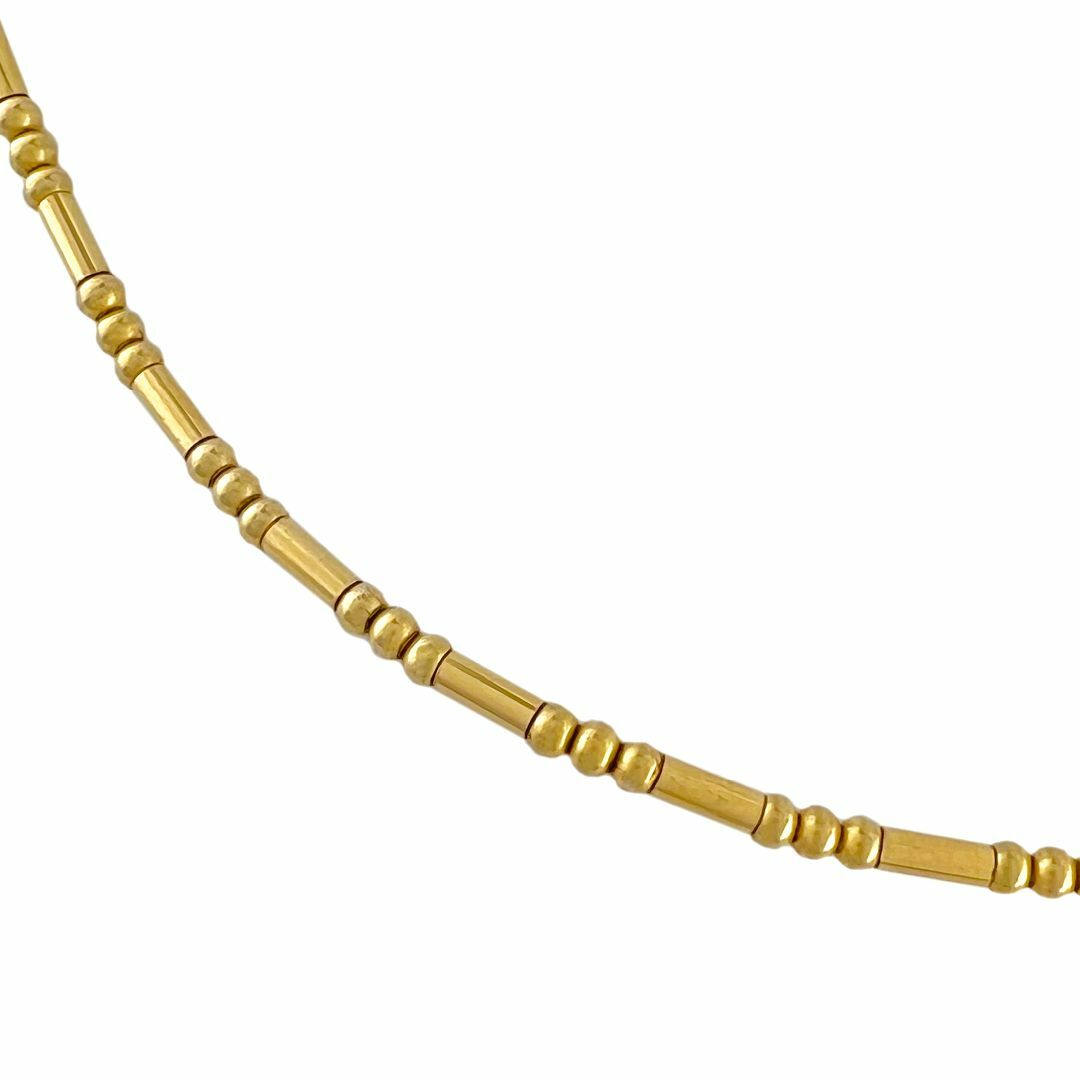 EYEFUNNY(アイファニー)のアイファニー　ネックレス　定価￥451,000　ゴールドビーズ　M　750　レア レディースのアクセサリー(ネックレス)の商品写真