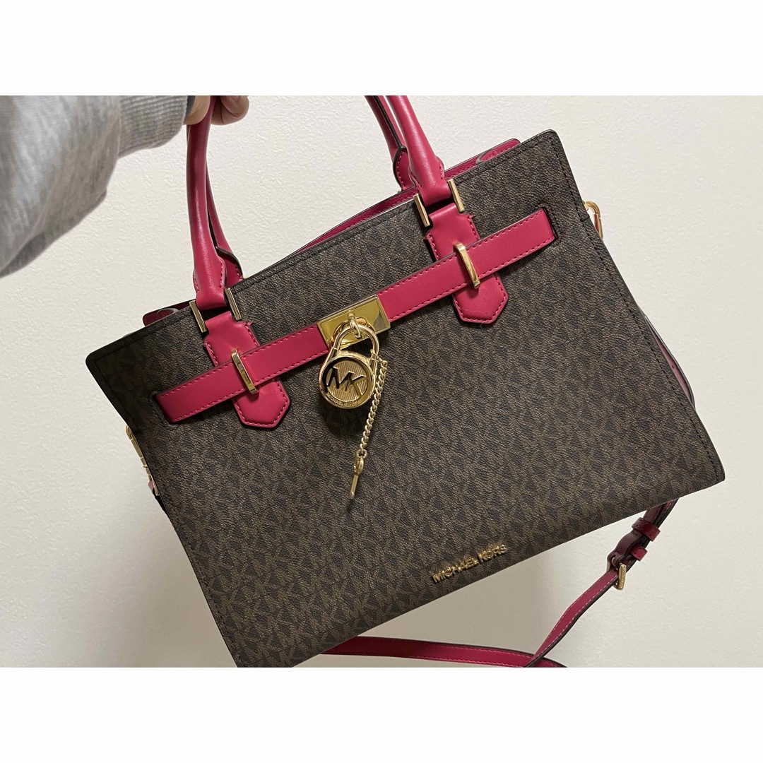 MICHEAL KORS レア色 ショルダーバッグ 2way ピンク MICHEAL KORS レア色 ショルダーバッグ 2way ピンク
