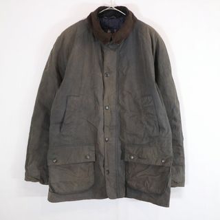 バーブァー(Barbour)のBarbour バブアー POLOCLUB MOORHEN 中綿 オイルドジャケット キルティング 防寒 英国 グレー (メンズ M) 中古 古着 N8534(その他)