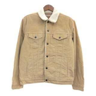 リーバイス(Levi's)のLevi's リーバイス トラッカージャケット コーデュロイ アウター アメカジ ベージュ (メンズ L) 中古 古着 P9209(その他)