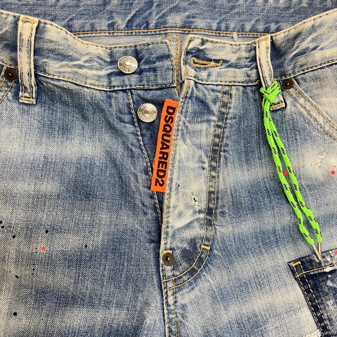 DSQUARED2(ディースクエアード)のディースクエアード DSQUARED2 デニムパンツ コットン S74LB0599 ブルー 48 COOL GUY JEAN メンズ【中古】 メンズのパンツ(デニム/ジーンズ)の商品写真