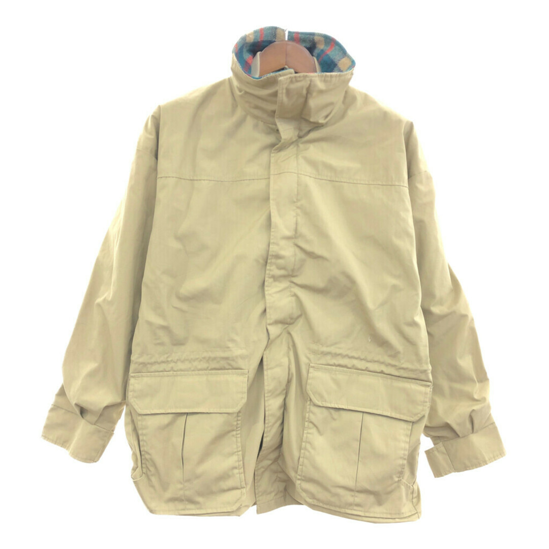 WOOLRICH(ウールリッチ)の80年代 USA製 WOOLRICH ウールリッチ マウンテンジャケット アウター アウトドア ベージュ (メンズ M) 中古 古着 P9212 メンズのジャケット/アウター(その他)の商品写真