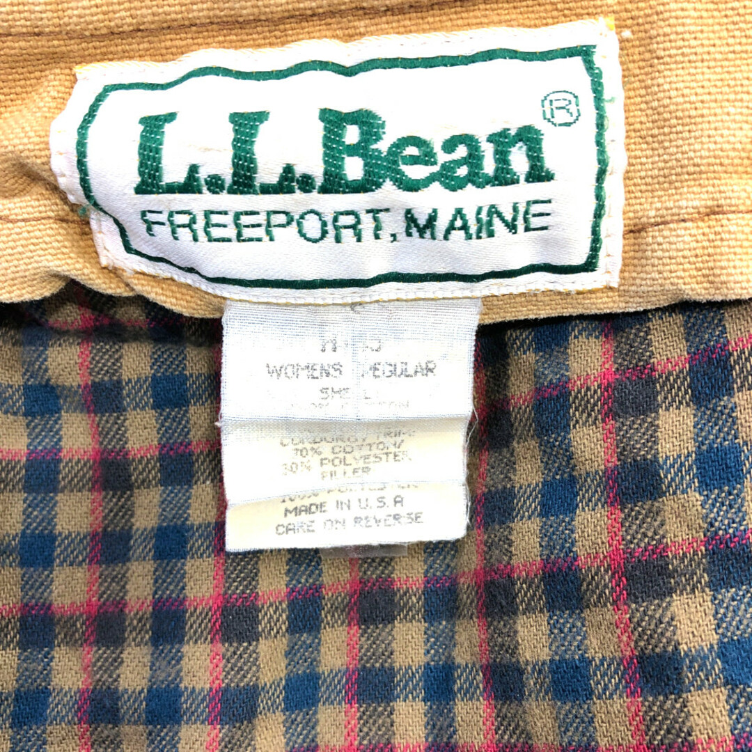 L.L.Bean(エルエルビーン)の70年代 USA製 L.L.Bean エルエルビーン ハンティングジャケット アウター アウトドア ヴィンテージ ベージュ (メンズ S) 中古 古着 P9236 メンズのジャケット/アウター(その他)の商品写真