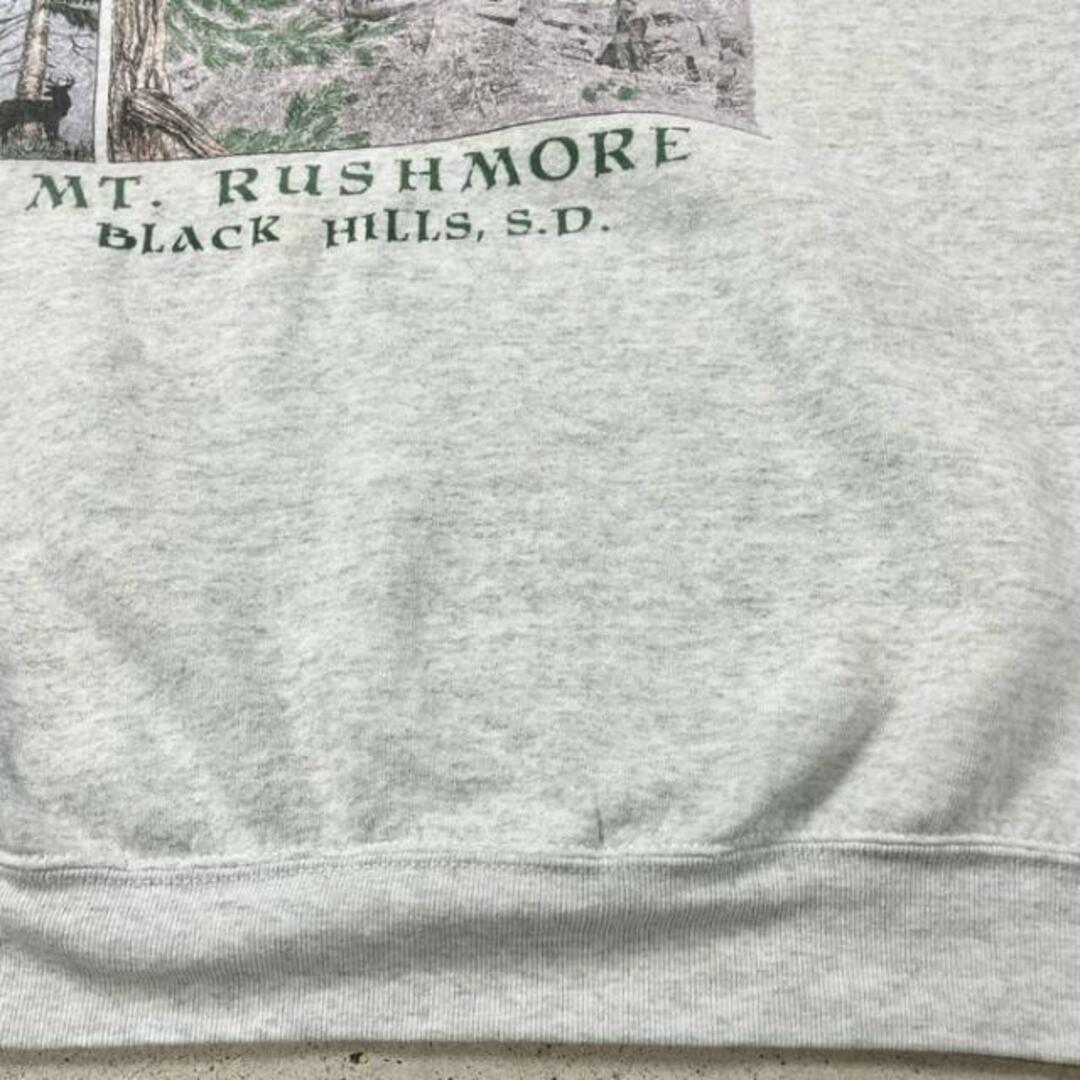 90年代 USA製 MT.RUSHMORE ラシュモア山 鷲 プリントスウェットシャツ メンズXXL メンズのトップス(スウェット)の商品写真