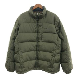 エディーバウアー(Eddie Bauer)のEddie Bauer エディーバウアー ダウンジャケット アウター アウトドア 防寒 グリーン (メンズ XL) 中古 古着 P9477(その他)