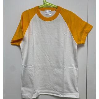 ラグランTシャツ　イエロー(Tシャツ/カットソー)