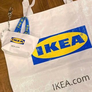 イケア(IKEA)のIKEA  クノーリグSホワイト＆クラムビーバックホワイト  各1個(エコバッグ)