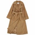 美品 マックスマーラ Max Mara コート 白タグ マニュエラ アイコンコート ラップコート キャメルヘアー100％ アウター レディース イタリア製 JI40 USA6 FB38 GB8(M相当) ブラウン