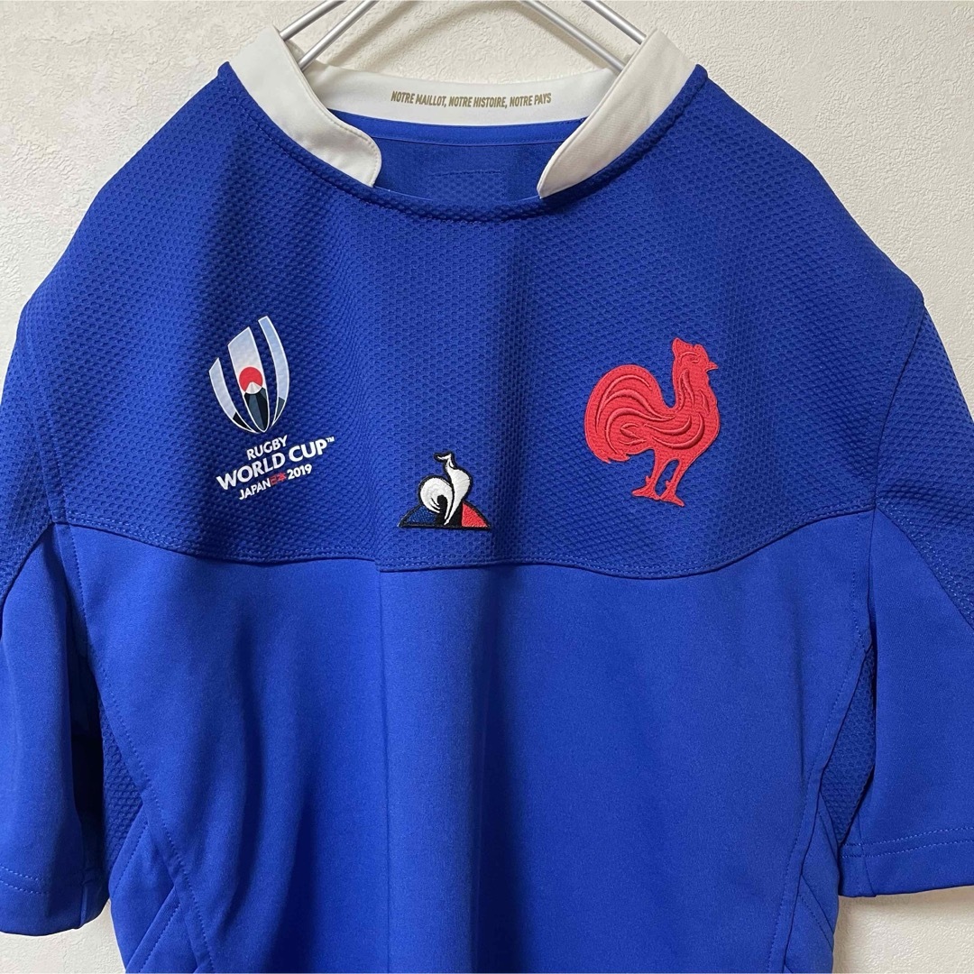 le coq sportif(ルコックスポルティフ)のルコック ラグビー　ワールドカップ2019 フランス代表　ジャージ 2019 スポーツ/アウトドアのスポーツ/アウトドア その他(ラグビー)の商品写真