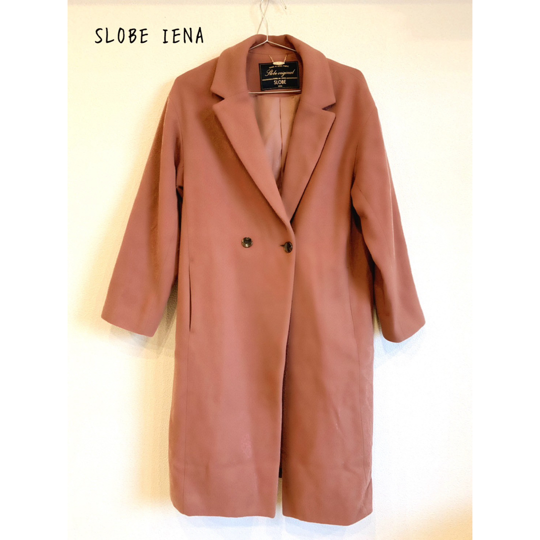 SLOBE IENA(スローブイエナ)のSLOBE IENA スローブイエナ　コート　ウール レディースのジャケット/アウター(チェスターコート)の商品写真