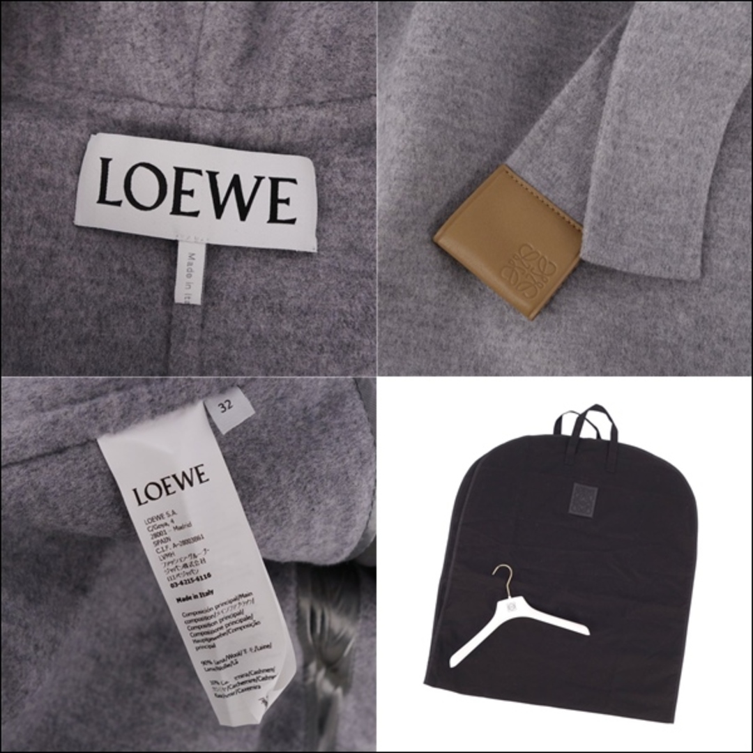 LOEWE - 極美品 ロエベ LOEWE コート ベルト付き ベルテッド LOEWE - 極美品 ロエベ LOEWE コート ベルト付き ベルテッド