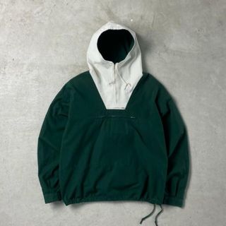 90年代 J.CREW Jクルー コットンアノラックパーカー ツートンカラー メンズS-M相当(パーカー)