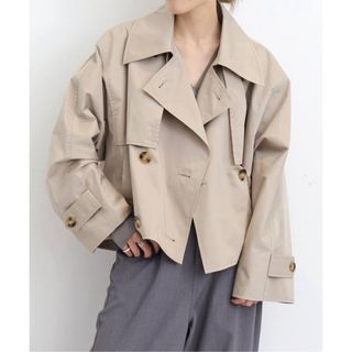 アパルトモンドゥーズィエムクラス(L'Appartement DEUXIEME CLASSE)のアパルトモン　【MINITZ/ミニッツ】 SHORT TRENCH COAT(トレンチコート)