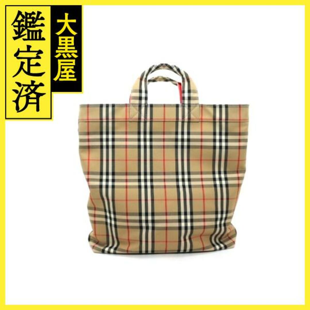 BURBERRY(バーバリー)のバーバリー　ヴィンテージチェック　２wayバッグ　ベージュ　キャンバス【200】 レディースのバッグ(トートバッグ)の商品写真