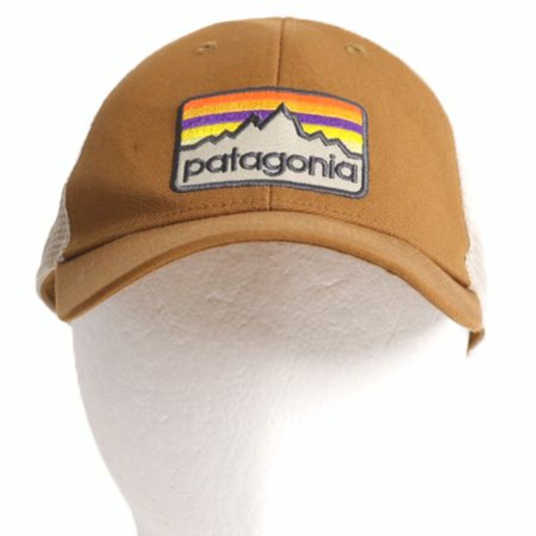 patagonia(パタゴニア)のデッドストック パタゴニア ラインロゴ トラッカー ハット メンズ レディース / Patagonia 帽子 メッシュ ベースボール キャップ 2トーン メンズの帽子(キャップ)の商品写真