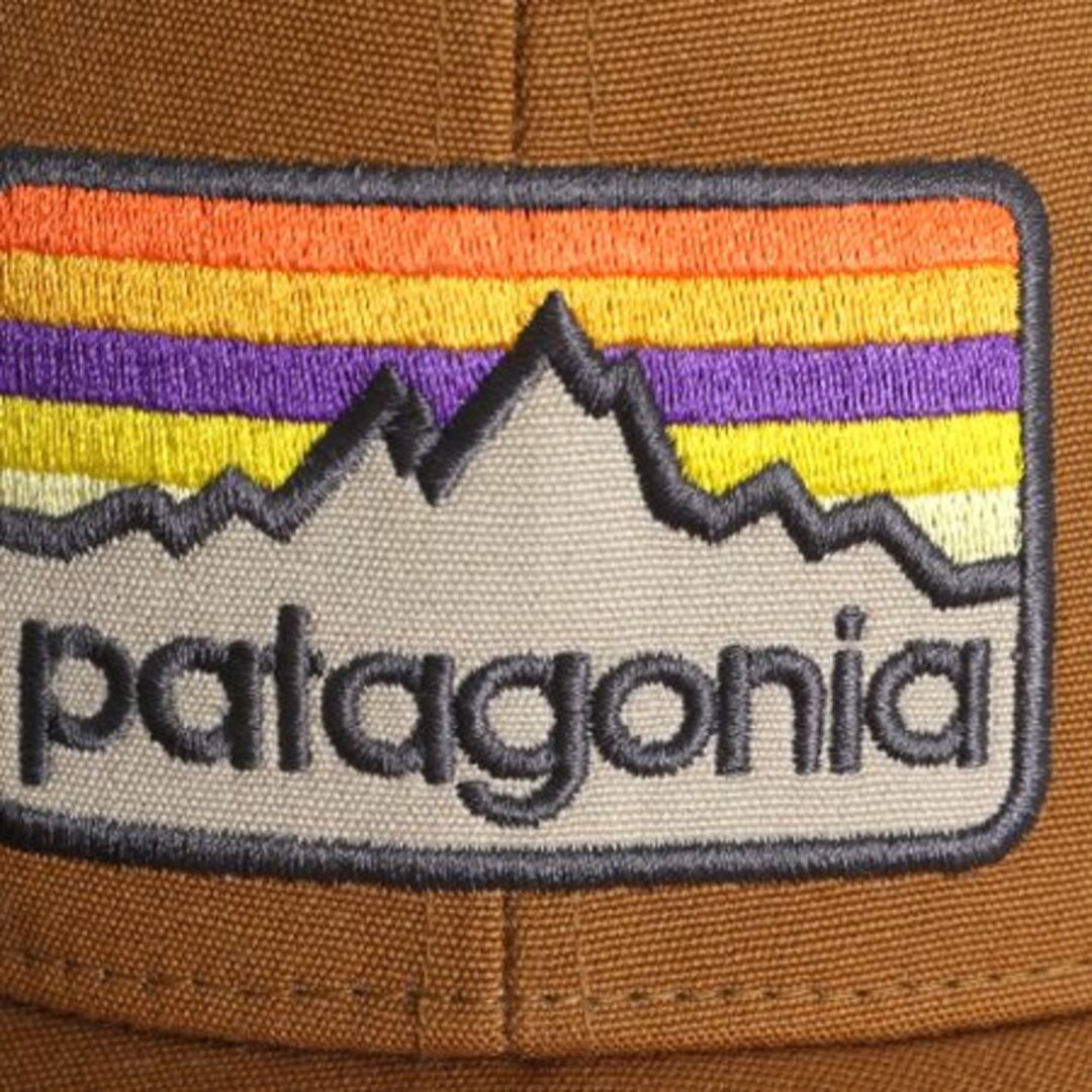 patagonia(パタゴニア)のデッドストック パタゴニア ラインロゴ トラッカー ハット メンズ レディース / Patagonia 帽子 メッシュ ベースボール キャップ 2トーン メンズの帽子(キャップ)の商品写真