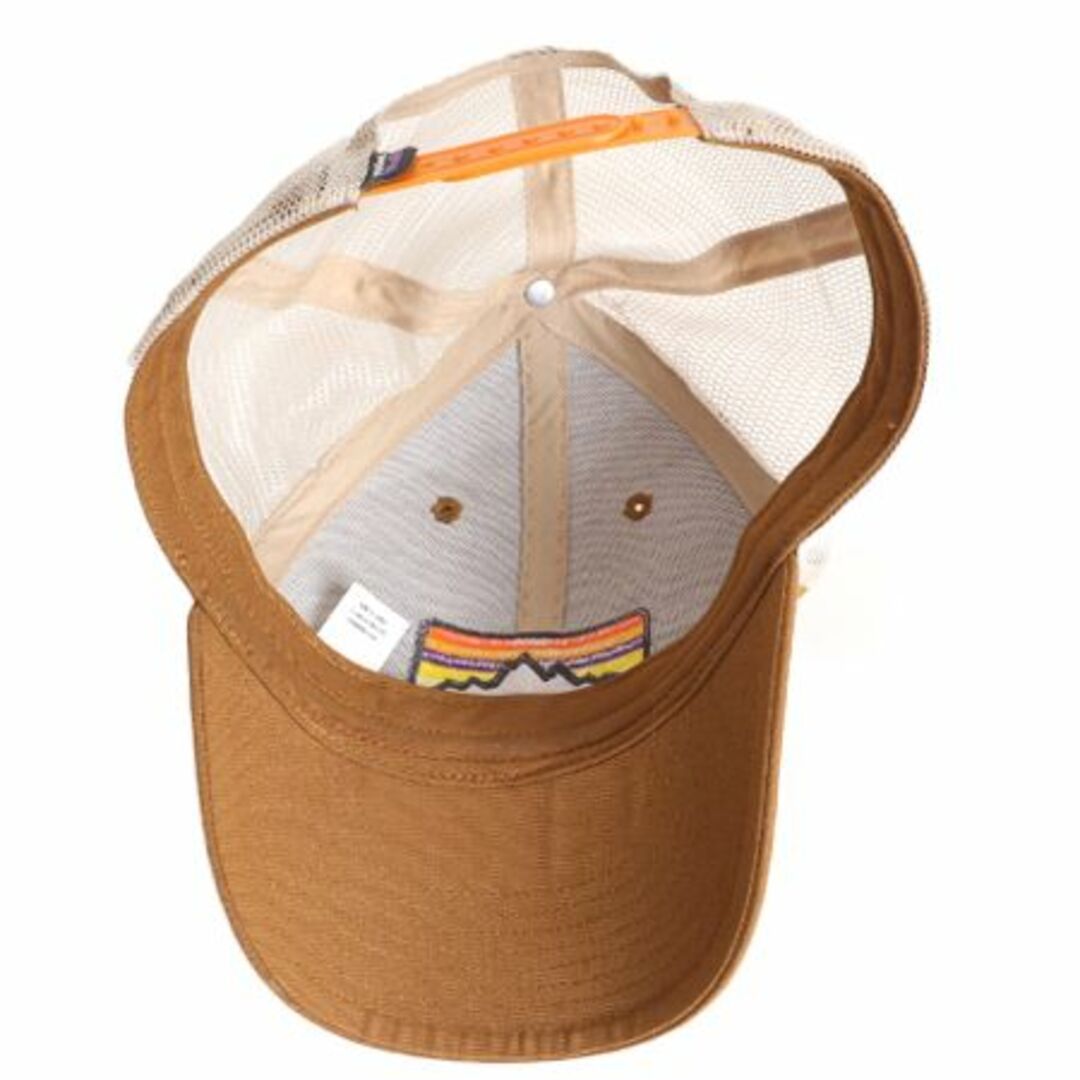 patagonia(パタゴニア)のデッドストック パタゴニア ラインロゴ トラッカー ハット メンズ レディース / Patagonia 帽子 メッシュ ベースボール キャップ 2トーン メンズの帽子(キャップ)の商品写真