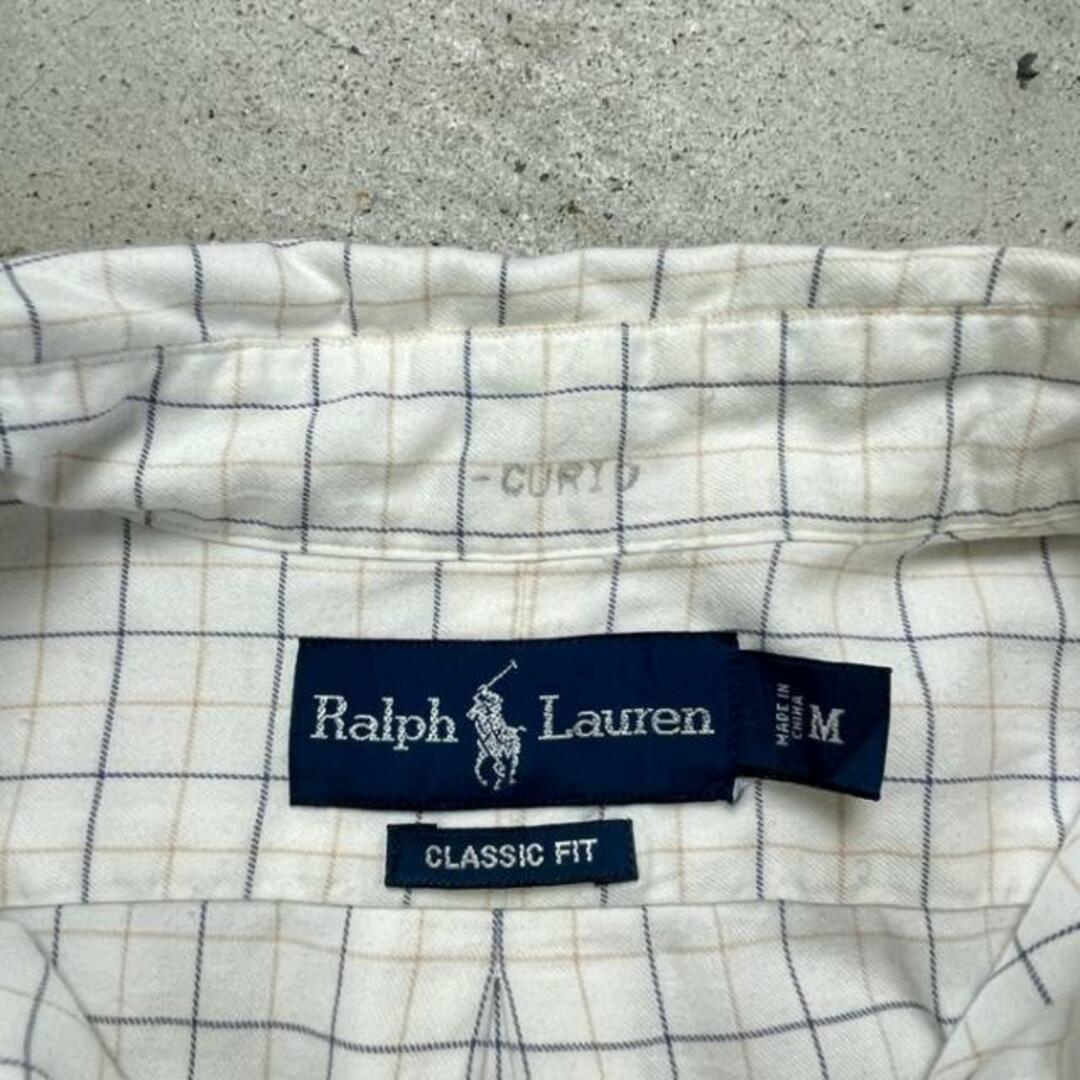 Ralph Lauren(ラルフローレン)の90年代〜 Ralph Lauren ラルフローレン チェックシャツ CLASSIC FIT メンズL相当 メンズのトップス(シャツ)の商品写真
