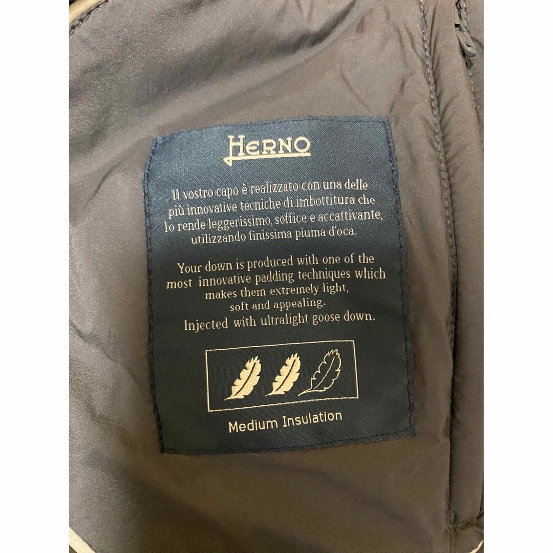 HERNO - HERNO ヘルノ ダウン入りテーラードジャケット サイズ50 HERNO - HERNO ヘルノ ダウン入りテーラードジャケット サイズ50