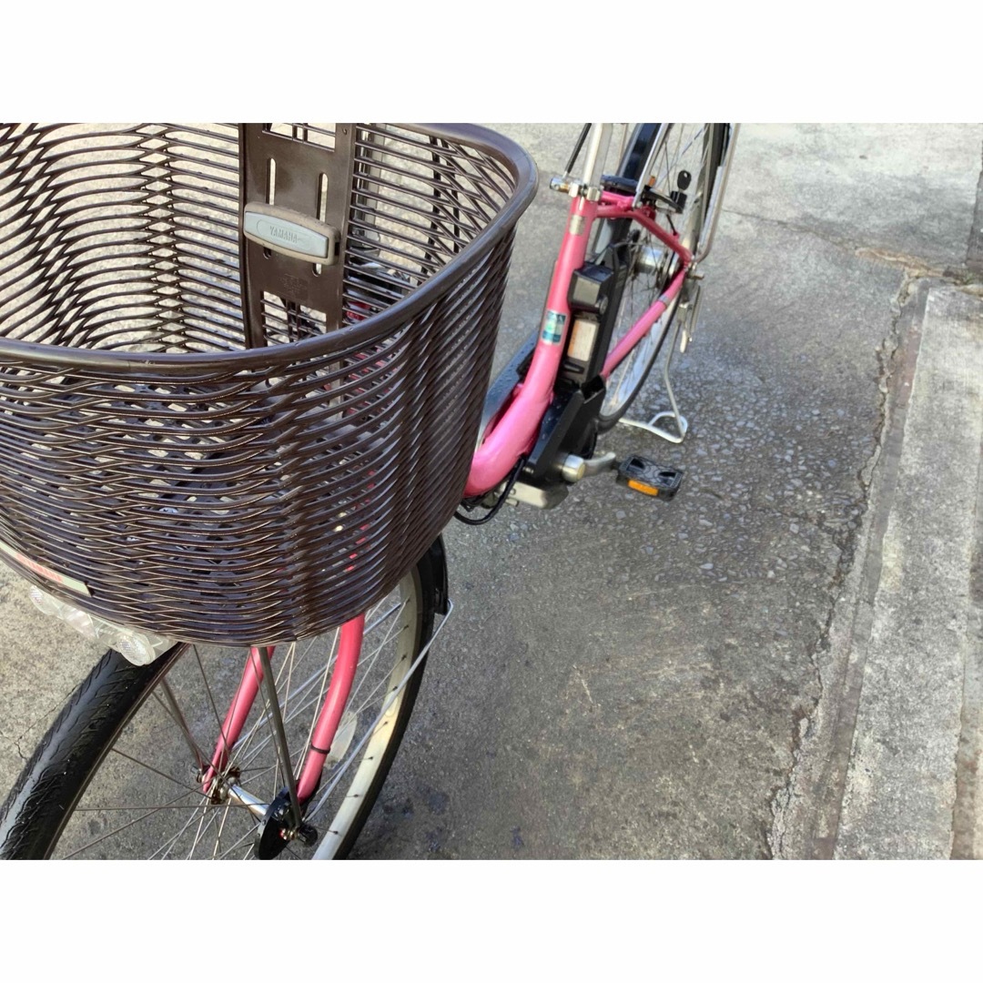 ヤマハ(ヤマハ)のヤマハ新機種電動アシスト自転車pas natura26インチピンクアルミボディー スポーツ/アウトドアの自転車(自転車本体)の商品写真