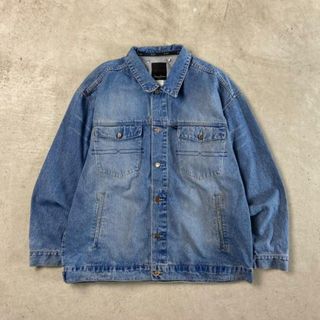 00年代 SEAN JOHN ショーンジョン デニムジャケット ビッグサイズ メンズ2XL(Gジャン/デニムジャケット)