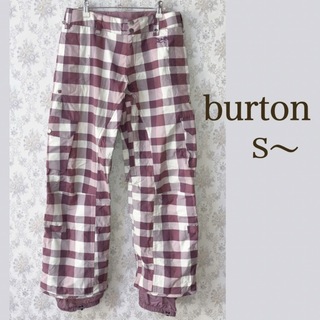 バートン(BURTON)の【美品 S〜】burton スノボーパンツ(ウエア/装備)