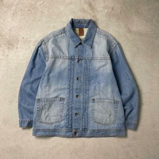 00年代 SEAN JOHN ショーンジョン デニムジャケット ビッグサイズ メンズ2XL(Gジャン/デニムジャケット)