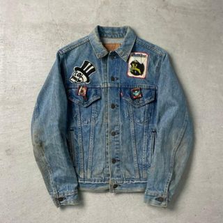 リーバイス(Levi's)の80年代 USA製 Levi's リーバイス 70506 0214 デニムジャケット ワッペン カスタム メンズS相当 レディース(Gジャン/デニムジャケット)