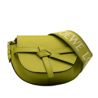 ロエベ(LOEWE)の美品 ロエベ GATEDUAL BAG MINI ゲートデュアル バッグ ミニ ショルダーバッグ クロスボディバッグ スリングバッグ レザー レディース LOEWE 【200-42537】(ショルダーバッグ)