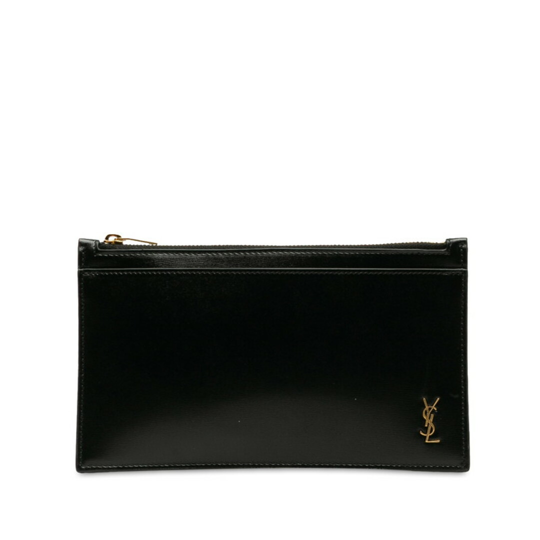 Saint Laurent(サンローラン)の美品 サンローラン タイニーモノグラム クラッチバッグ ビルポーチ レザー レディース SAINT LAURENT 【1-0142566】 レディースのファッション小物(ポーチ)の商品写真