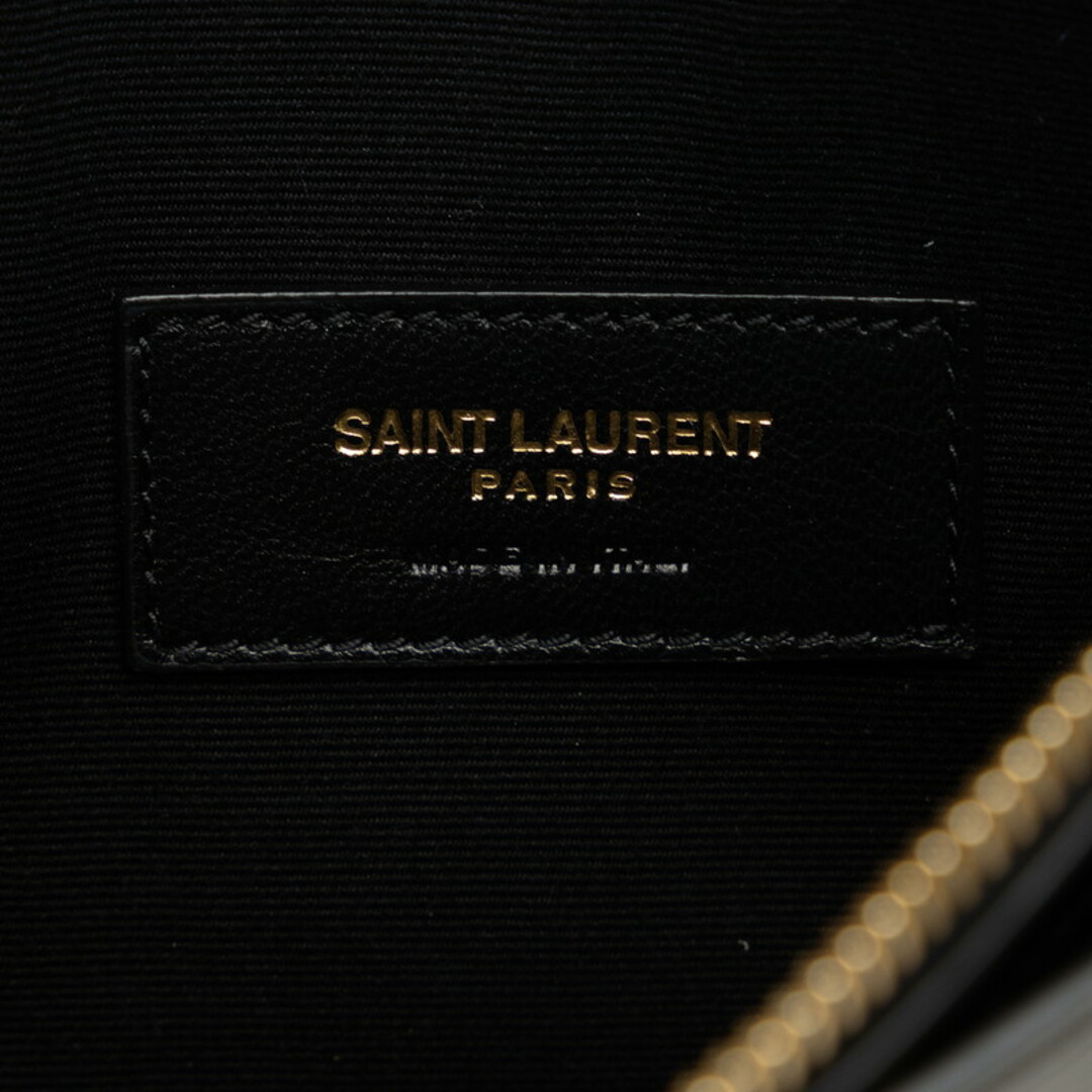 Saint Laurent(サンローラン)の美品 サンローラン タイニーモノグラム クラッチバッグ ビルポーチ レザー レディース SAINT LAURENT 【1-0142566】 レディースのファッション小物(ポーチ)の商品写真