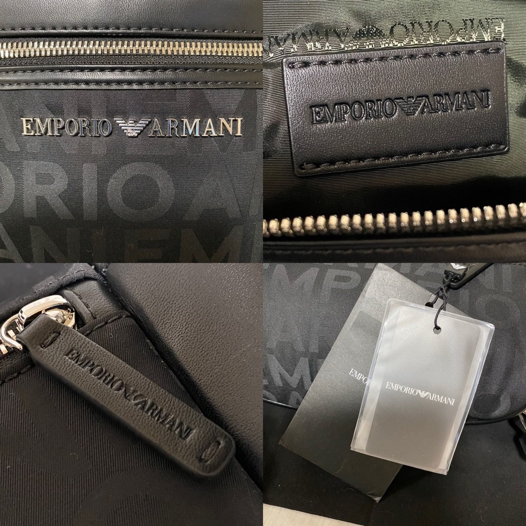 Emporio Armani(エンポリオアルマーニ)の新品 本物 正規品 エンポリオアルマーニ メンズ ボディバッグ ベルトバッグ 黒 メンズのバッグ(ボディーバッグ)の商品写真