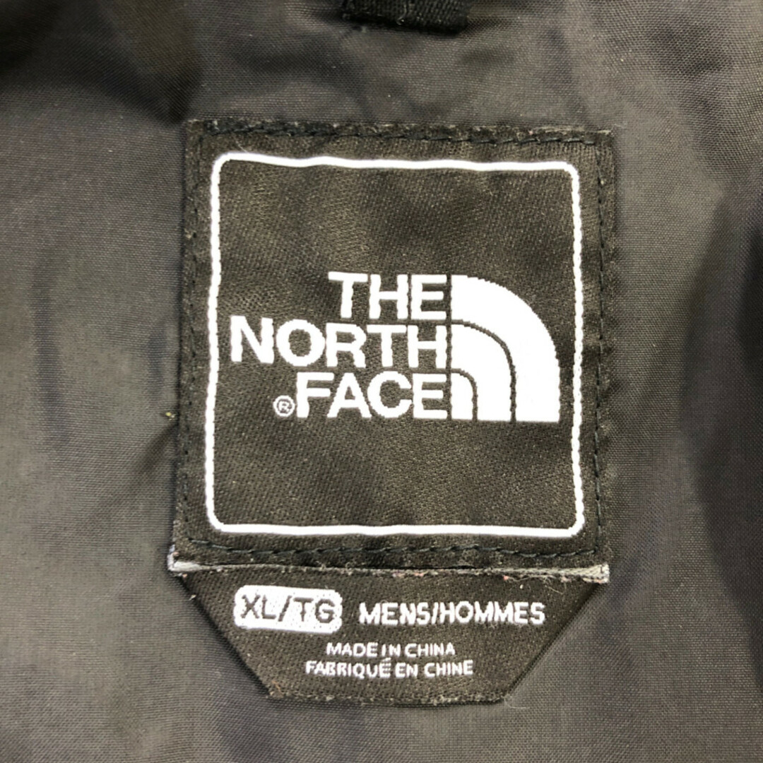 THE NORTH FACE(ザノースフェイス)の【B品】 THE NORTH FACE ノースフェイス HYVENT マウンテンジャケット アウトドア 防水 グリーン (メンズ XL) 中古 古着 Q0778 メンズのジャケット/アウター(マウンテンパーカー)の商品写真