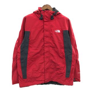 ザノースフェイス(THE NORTH FACE)のTHE NORTH FACE ノースフェイス HYVENT マウンテンパーカージャケット アウトドア 防水 レッド (メンズ XL) 中古 古着 Q0779(マウンテンパーカー)