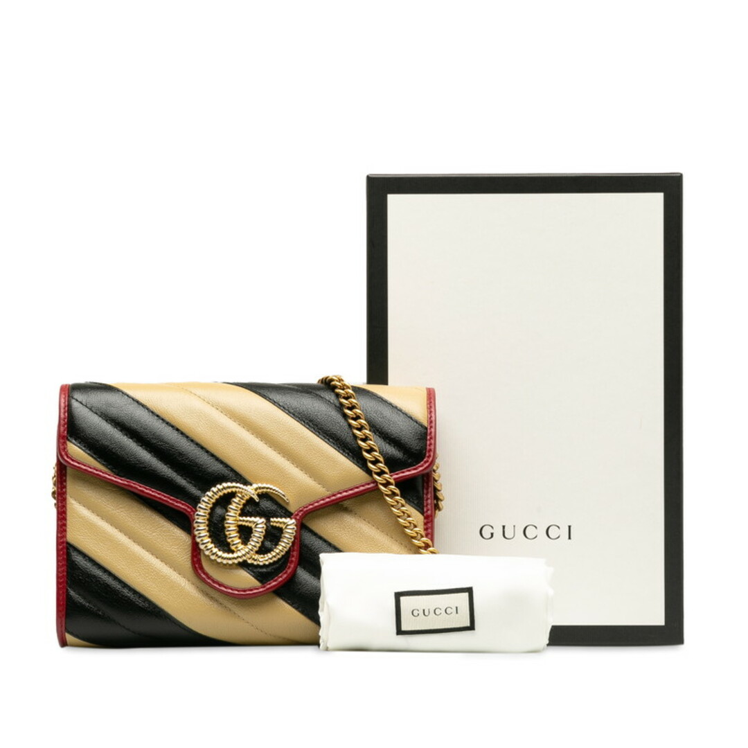 Gucci - 美品 グッチ GGマーモント チェーン ショルダーバッグ Gucci - 美品 グッチ GGマーモント チェーン ショルダーバッグ