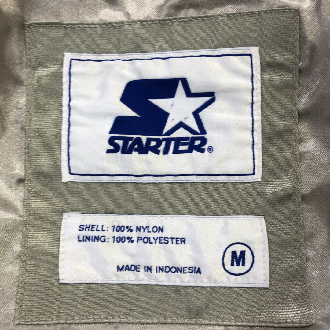 【B品】 STARTER スターター NFL シンシナシティ・レッズ スタジャン スタジアムジャケット プロチーム (メンズ M) 中古 古着 Q0789 メンズのジャケット/アウター(スタジャン)の商品写真