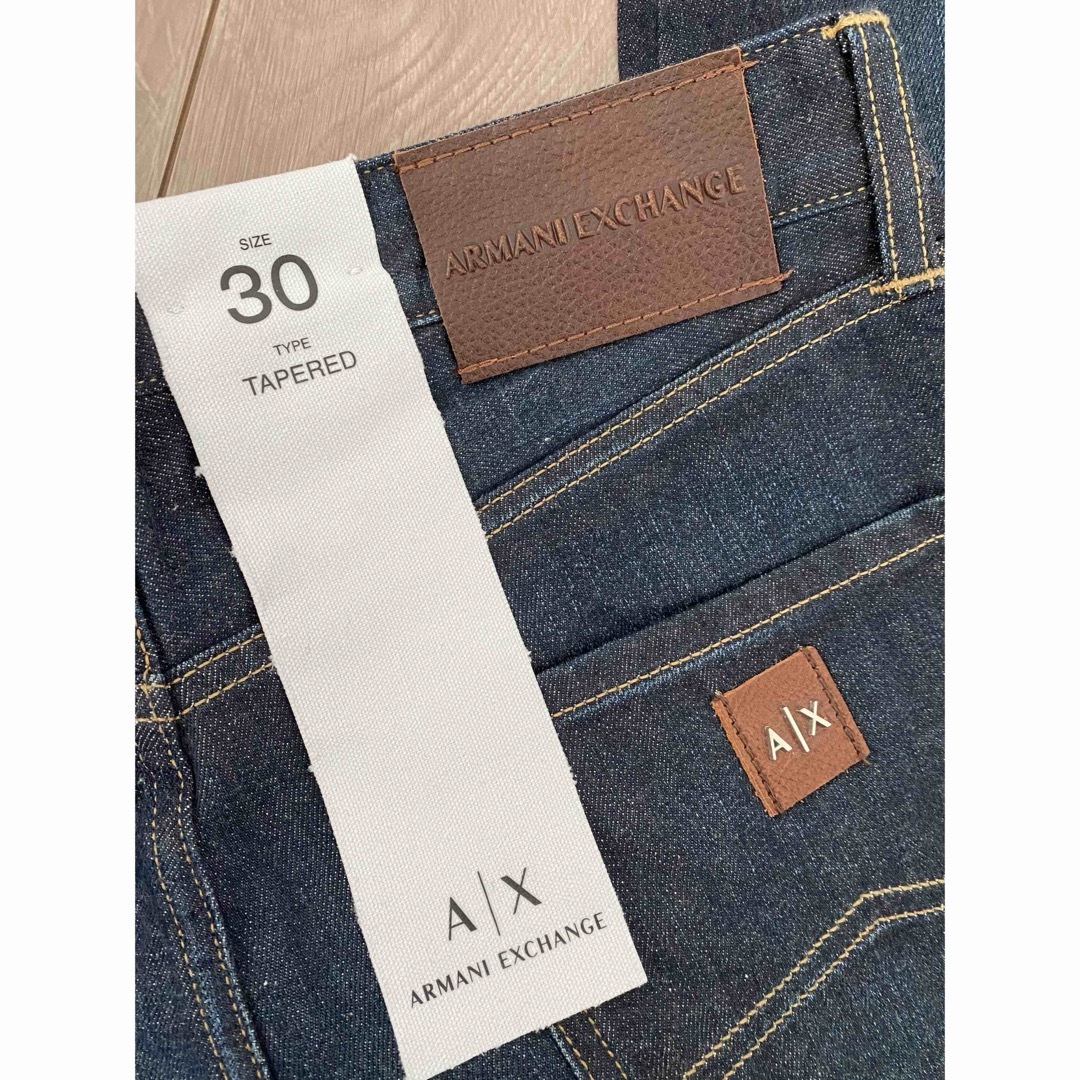 ARMANI EXCHANGE(アルマーニエクスチェンジ)のアルマーニエクスチェンジ　濃紺デニム テーパード 30 メンズのパンツ(デニム/ジーンズ)の商品写真