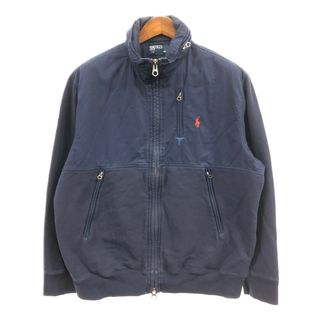 ポロラルフローレン(POLO RALPH LAUREN)のPolo by Ralph Lauren ポロ ラルフローレン フルジップ スウェット ワンポイントロゴ XL) 中古 古着 Q1258(スウェット)