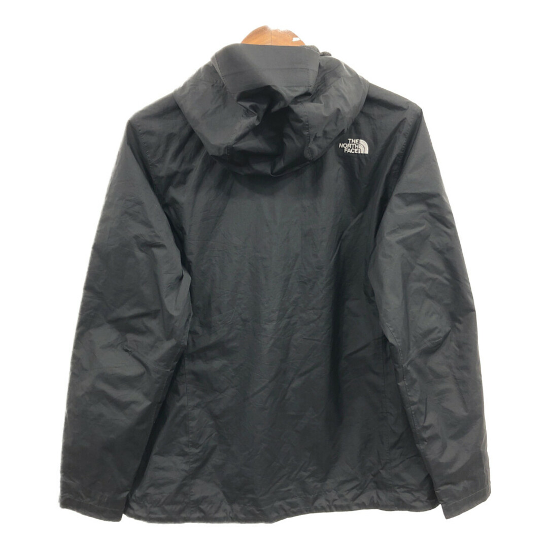 THE NORTH FACE(ザノースフェイス)のTHE NORTH FACE ノースフェイス HYVENT マウンテンパーカー ジャケット アウトドア 防水 ブラック (レディース L/G) 中古 古着 Q1259 レディースのジャケット/アウター(その他)の商品写真