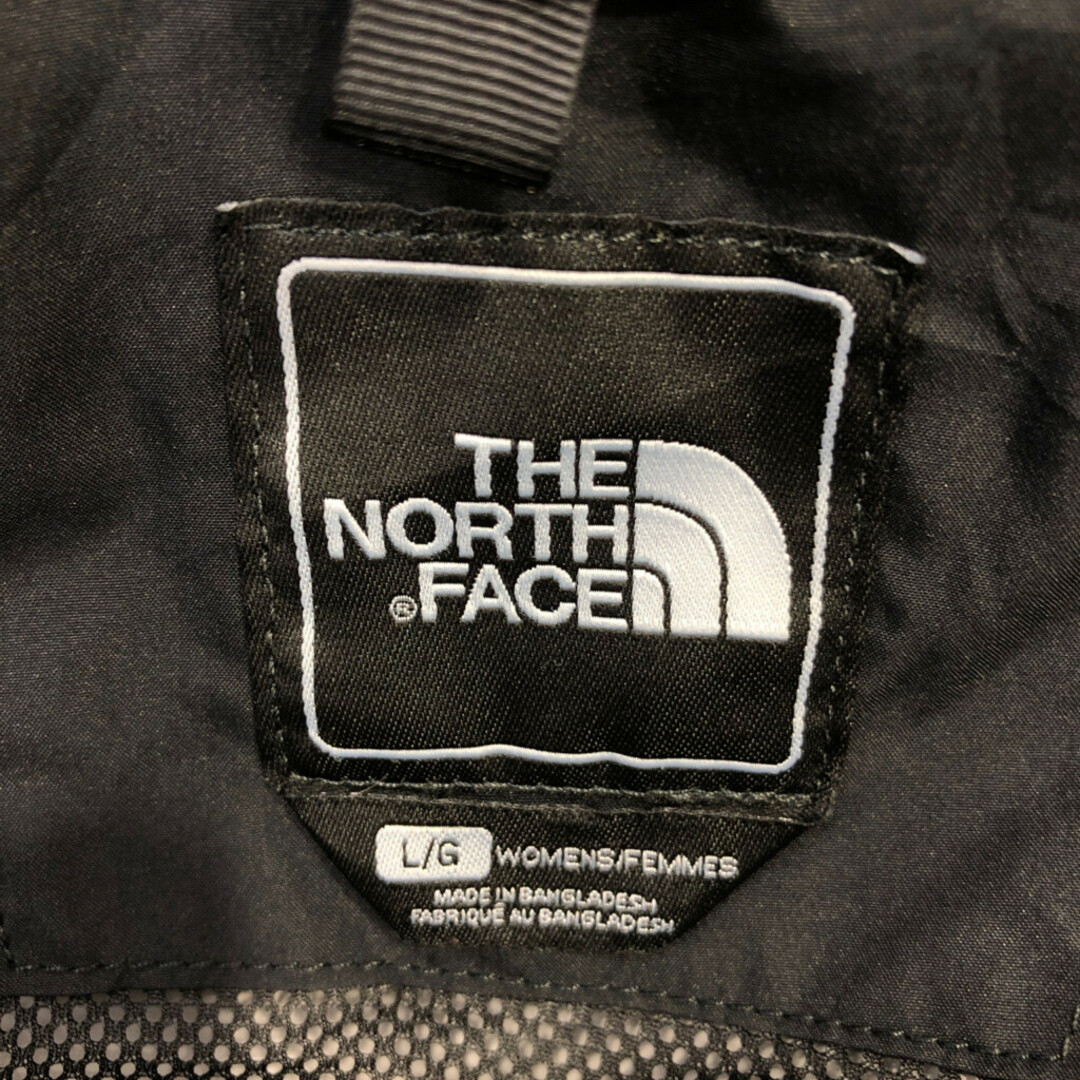 THE NORTH FACE(ザノースフェイス)のTHE NORTH FACE ノースフェイス HYVENT マウンテンパーカー ジャケット アウトドア 防水 ブラック (レディース L/G) 中古 古着 Q1259 レディースのジャケット/アウター(その他)の商品写真