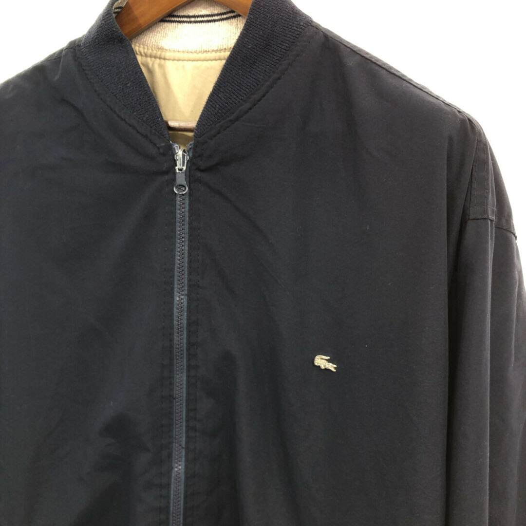 LACOSTE ラコステ フルジップ ジャケット リバーシブル ベージュ (メンズ XL相当) 中古 古着 Q1260 メンズのジャケット/アウター(その他)の商品写真