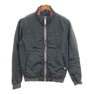 トミーヒルフィガー(TOMMY HILFIGER)のTOMMY HILFIGER トミーヒルフィガー ナイロン ブルゾンジャケット ネイビー (メンズ M) 中古 古着 Q1289(その他)