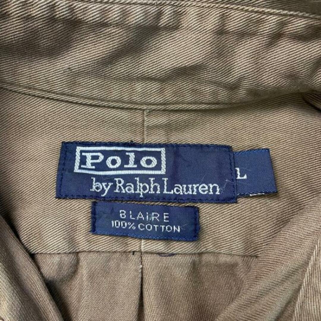 Ralph Lauren(ラルフローレン)のPolo by Ralph Lauren ポロバイラルフローレン コットンツイルシャツ BLAIRE ボタンダウン メンズXL相当 メンズのトップス(シャツ)の商品写真