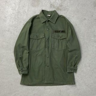 72年納品 70年代 U.S.ARMY 米軍実品 ユーティリティシャツ 15 1/2×31 メンズM相当(戦闘服)