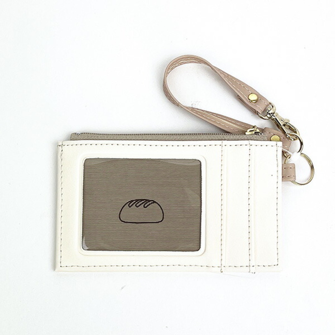 miffy(ミッフィー)のミッフィー miffy フラグメントケース （ボリスとパン柄  ） ブラウン ICカード 定期入れ 日本製 レディースのファッション小物(パスケース/IDカードホルダー)の商品写真