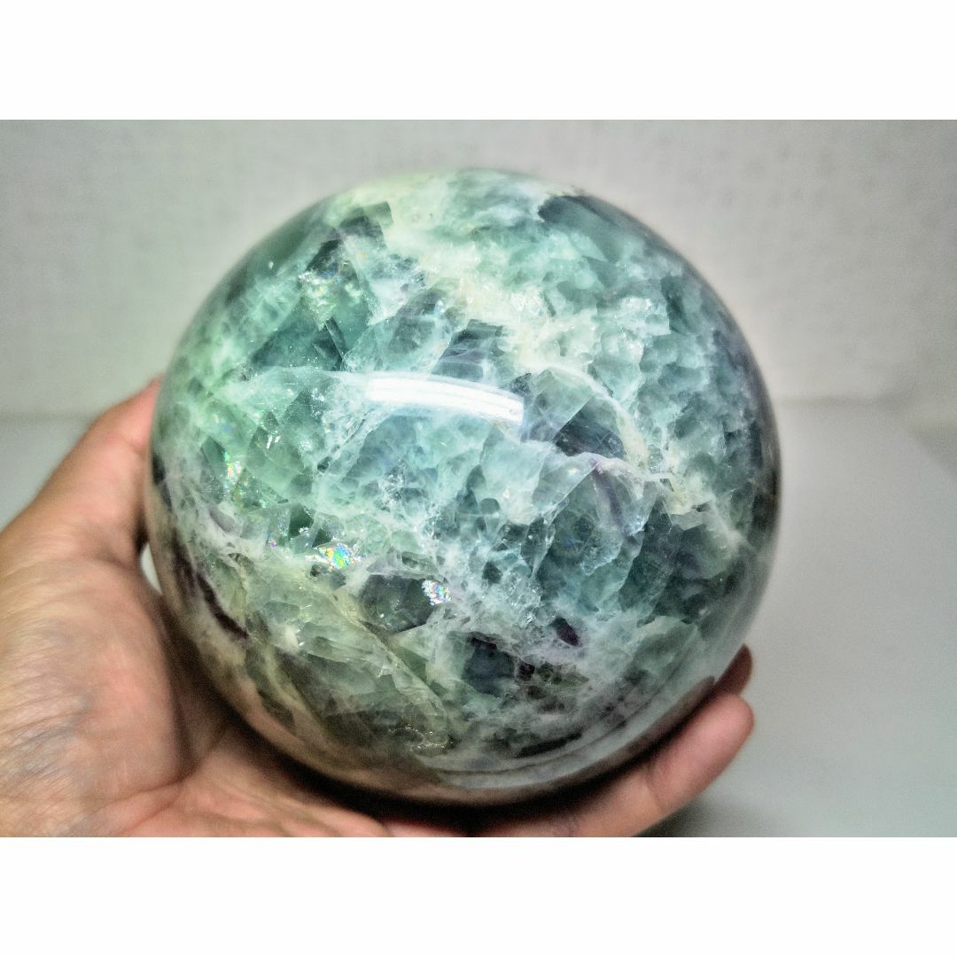 C-19 フローライト 3.4kg 蛍石 原石 自然石 鑑賞石 誕生石 鉱石